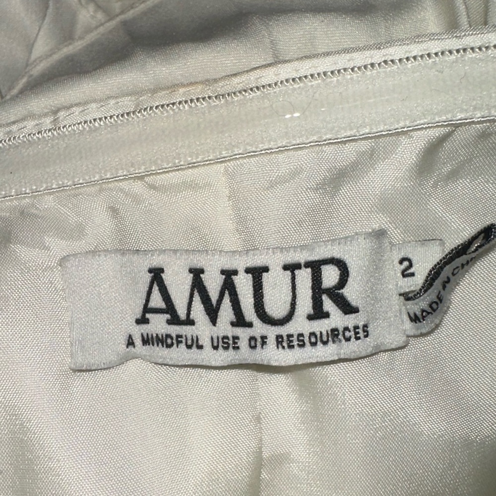 AMUR White Ruffled Mini Dress - Picture 5 of 5